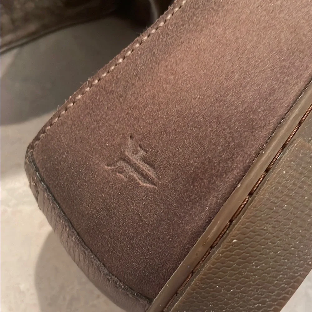 Frye Women's Brown Slip-On Suede Sneakers